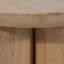 Table d'appoint ronde en bois naturel pour la décoration intérieure - Table d'appoint sculpturale moderne pour le salon, la chambre à coucher et la table de bout fonctionnelle étroite - 18 po-928683155
