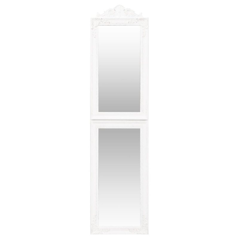 Mirror, 180cm H x 45cm W, White