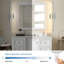 Luminaire de salle de bain pour salle de bain, barre d'éclairage de salle de bain à DEL à intensité variable de 24 po, applique murale minimaliste moderne blanc chaud de 18 W et 3 500 K pour le couloir de la chambre à coucher à miroir -1584958034
