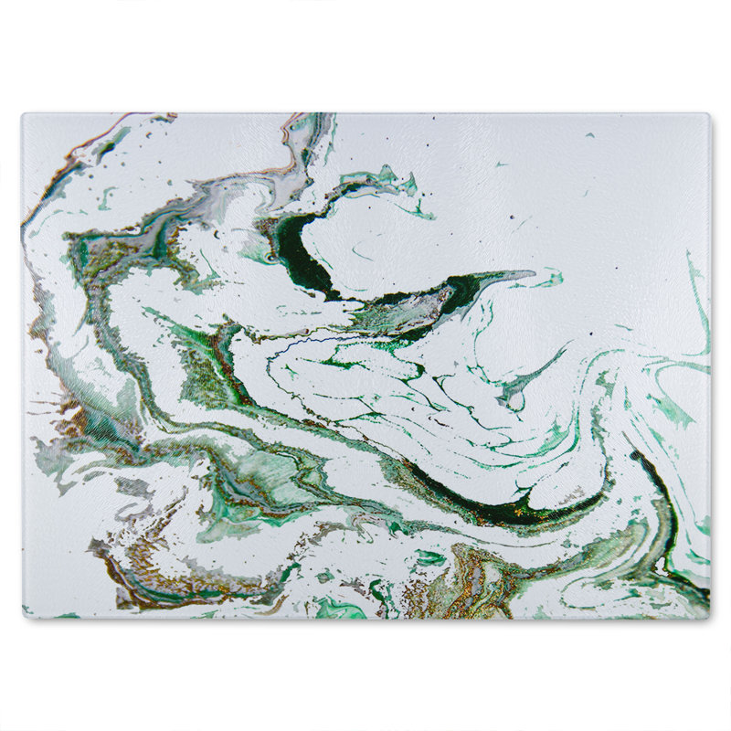 Marble Glass Chopping Board