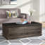 Solid Coffee Table with Storage