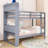 Twin Over Twin Wood Bunk Bed With Shelves-1734464609