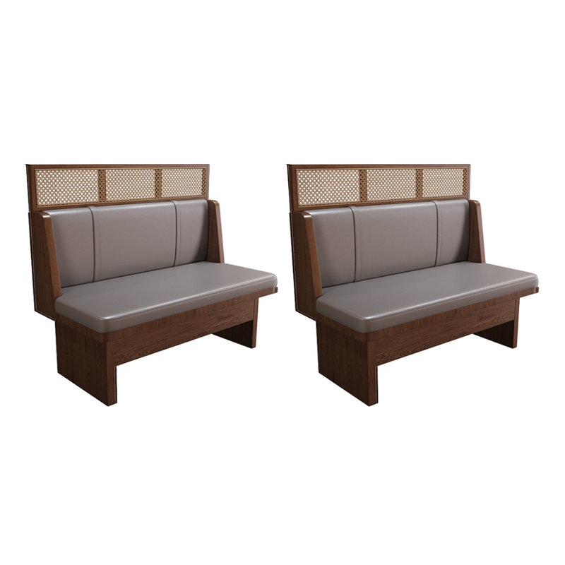 Banc rembourré en similicuir Bar