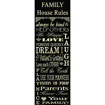 " Family House Rules "