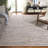 Abishanth Woven Jute/Canvas/Cotton Performance Striped Rug in Natural/Navy-1715385402