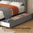 Jeilyn Upholstered Platform Drawer Storage Bed-715103000-715103005