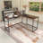 Cadmore L-Shaped Metal Base Computer Desk-1660254560