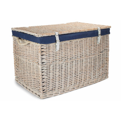 Wicker 23" Storage Hamper with Lining