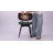 Modern Swivel Faux Leather Dining Chairs With Rattan Back-117542738-118783025