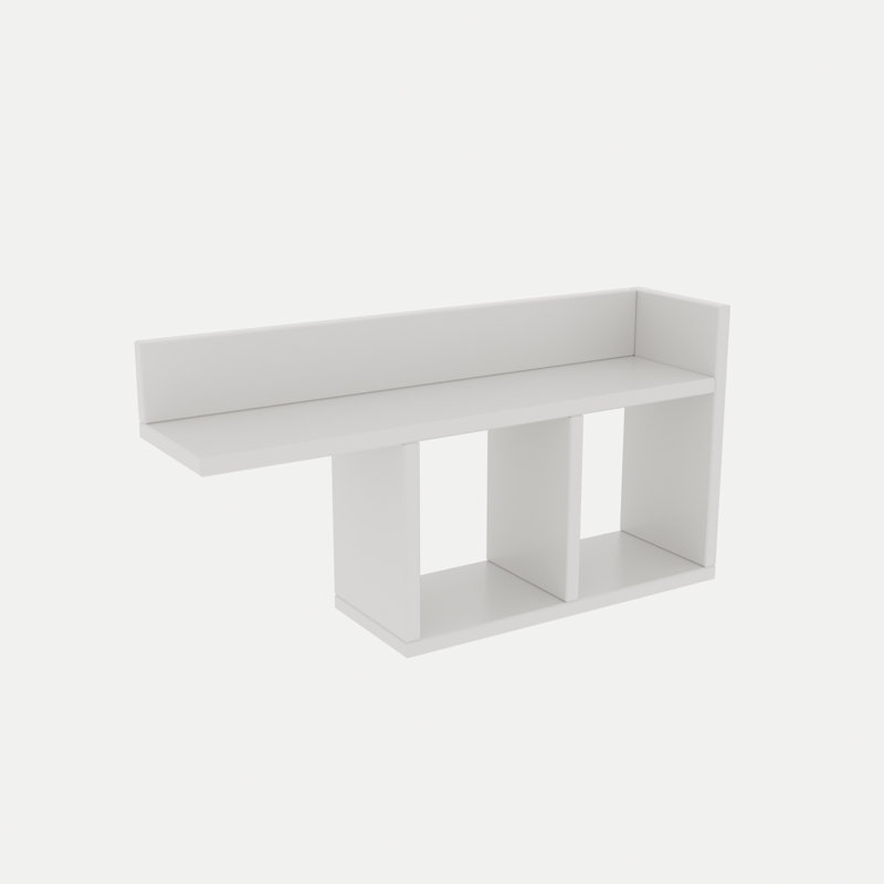 Tablette décorative 3 pièces Danjela, Blanc