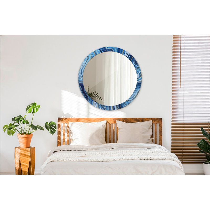 Huldar Glass Flat Wall Mirror