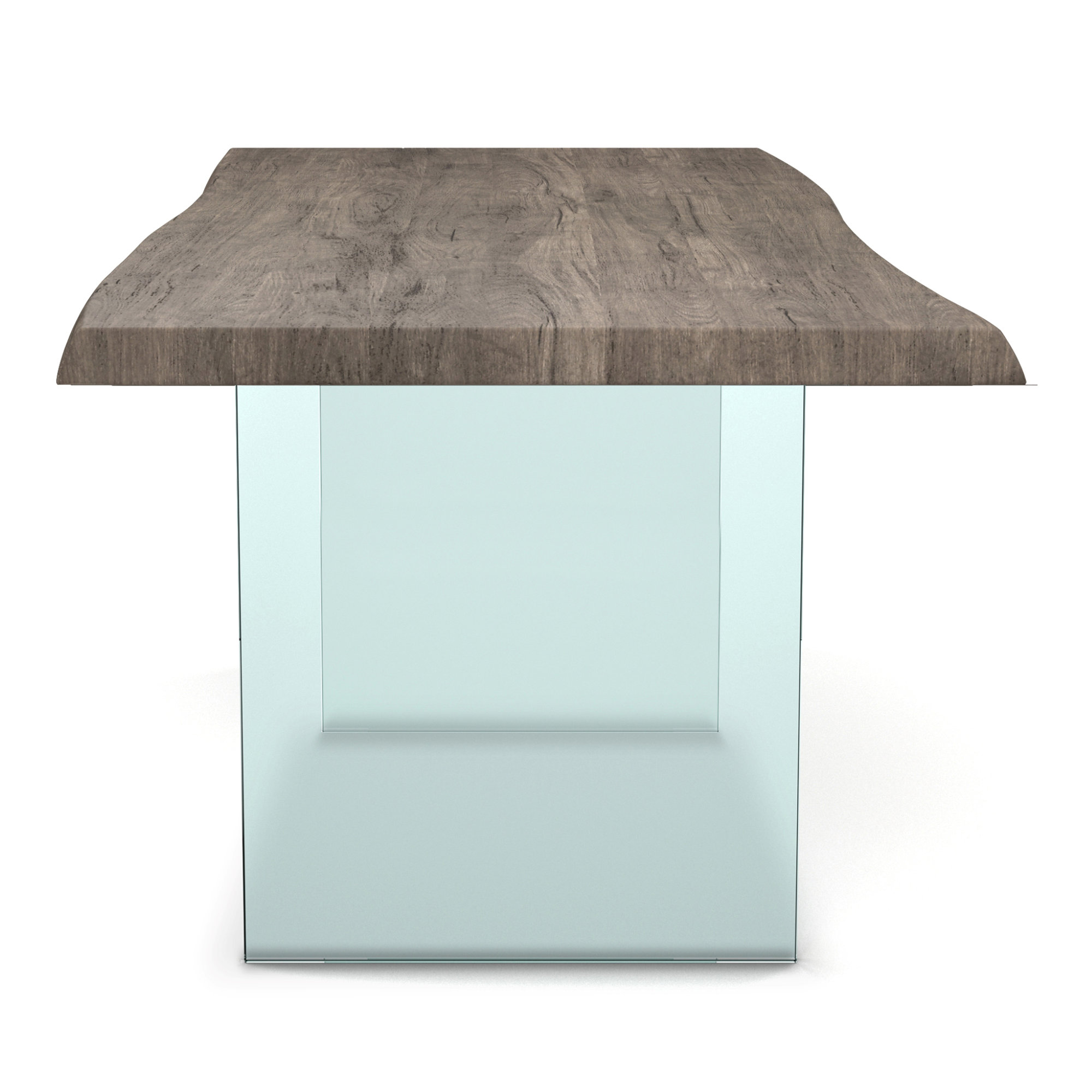 Colin Dining Table, 29.75"H x 92"L x 40"W, Sandblasted Gray