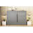 Space Saving Bed Gray - With Led Lights And Plywood Base Durability