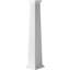 Ensemble de colonne carrée classique en PVC lisse lisse et standard Craftsman-36092393-118197424