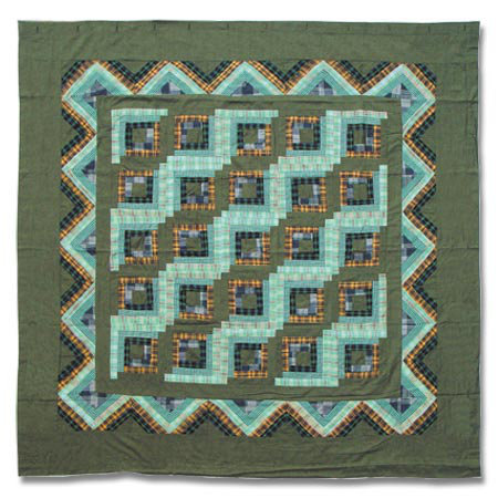 Cotton Patchwork Shower Curtain