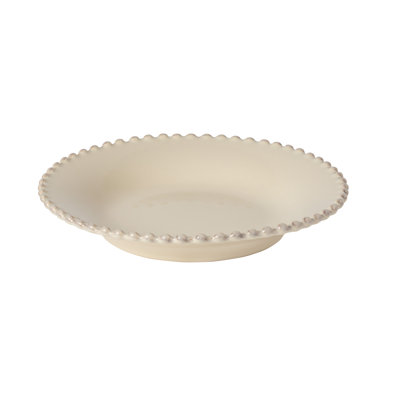 Perle 21 oz. Assiette à pâtes en grès faite à la main