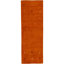 Handwoven Wool Gabbeh Uni Orange Rug-60831830