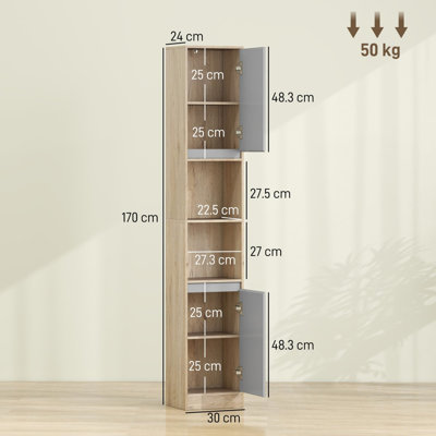 Freestanding Linen Cabinet