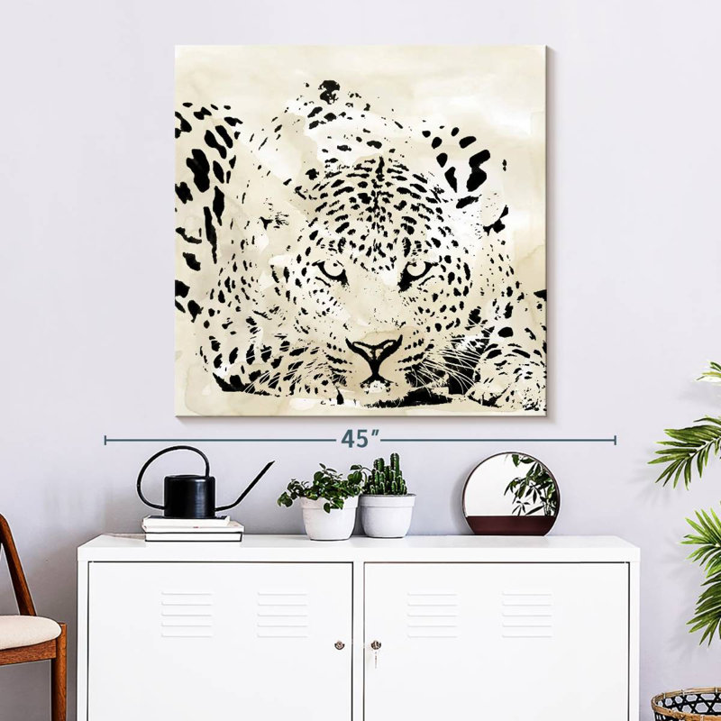 Crowle Leopard Spots II, H 33 po x l 33 po