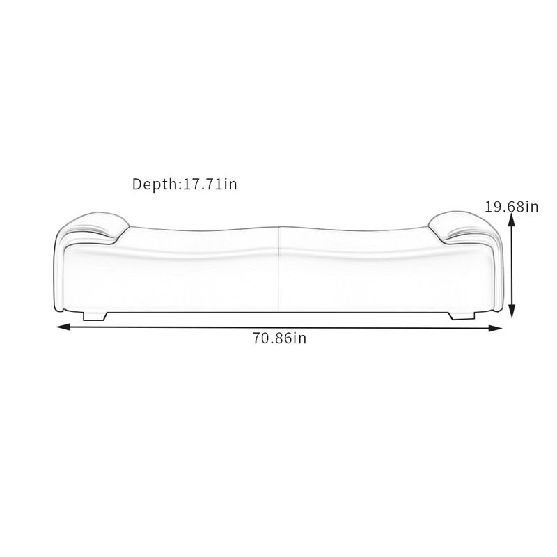 Banc de rangement pour tabouret de lit haut de gamme Modern Home, Blanc cassé