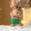 12.5"H Christmas Resin Stacked Gingerbread Figurine Table Decor