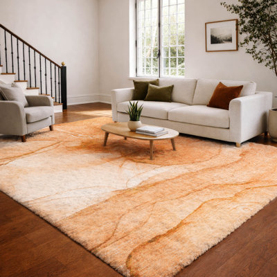Tapis de qualité supérieure lavable à la machine à poils longs ADS507