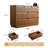 Dejesus 47.2" W 7-Drawer Double Dresser with Waveform Fluted Panels-797886615