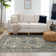 Barwick Polypropylene Floral Blue Woven Area Rug