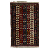 Hand-Knotted High-Quality Red/Black/Beige Area Rug