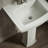 Archer 24" Rectangular Pedestal Bathroom Sink with Widespread Faucet Holes-3639117-6929154