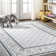 Justice French Border Light Gray/Cream Rug