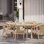 6 - Person Patio Dining Set Table, with Cushions Included