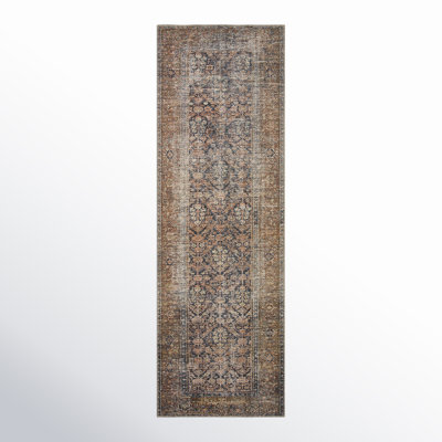 Billie Oriental Ink / Salmon Area Rug