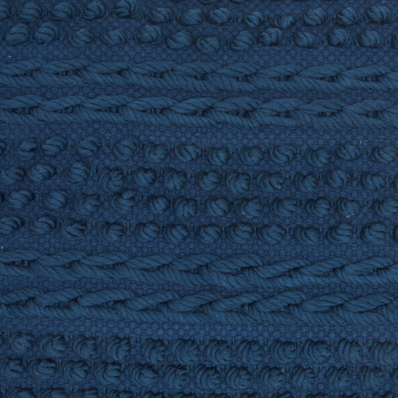Anastasia Square Pillow Cover and Insert, Navy