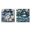 Amajah - Ensemble de 2 collages carrés botaniques abstraits-101846655-101846654