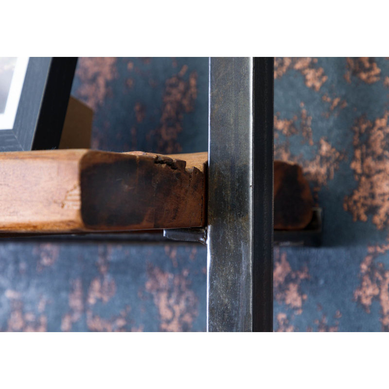Wood Floating Shelf with Reclaimed Wood