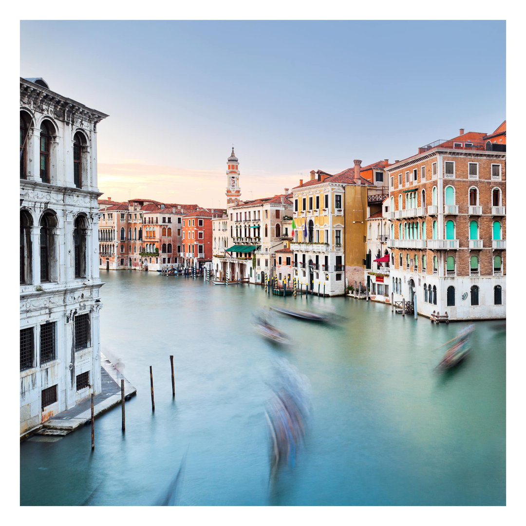 View of the Grand Canal from the Rialto Bridge in Venice 1.92m x 1.92m Textured Matt Peel & Stick Wall Mural