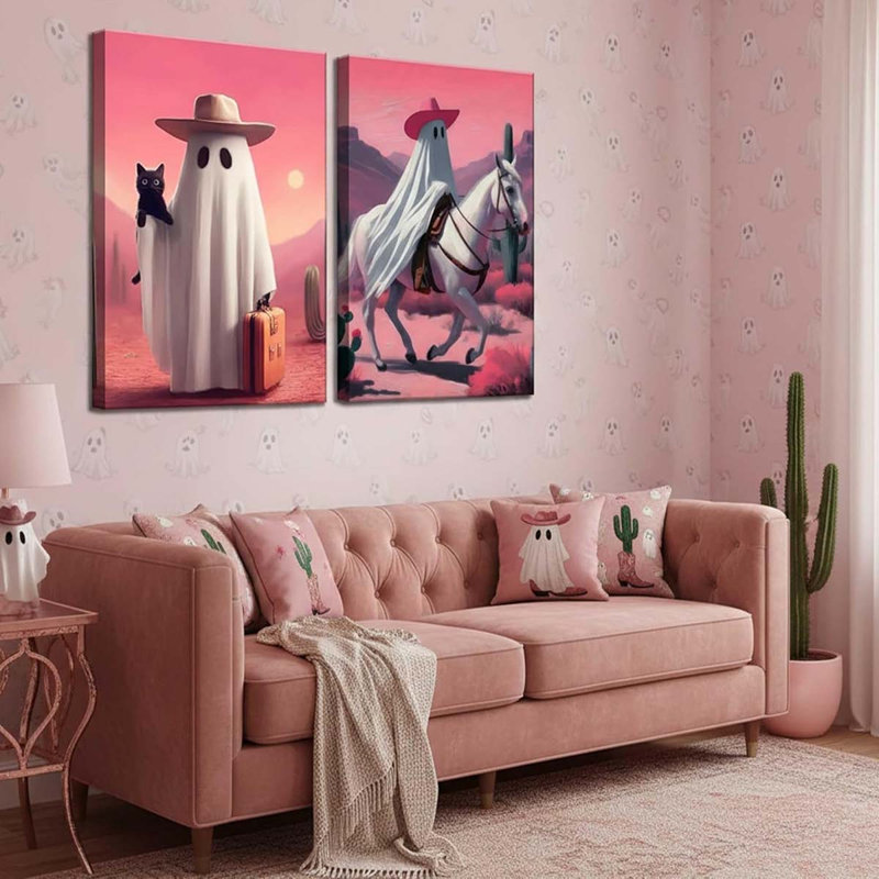 2 Piece Wrapped Canvas Wall Art