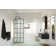 Esprit 30 in. x 78 in. French Monture Single Fixed Shower Panel