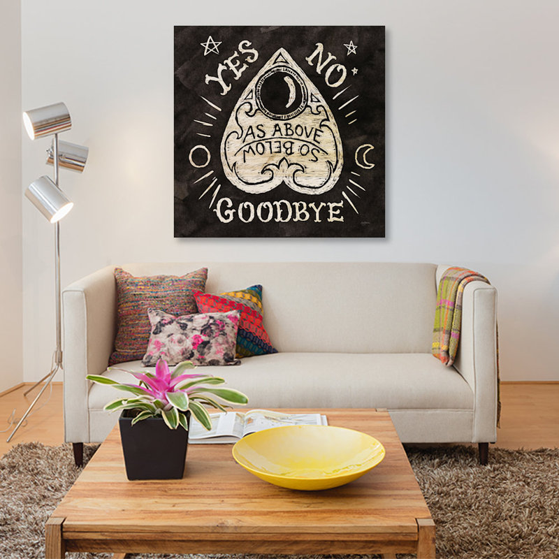 « mystical halloween wood ii », impression sur toile, H 12 po x l 12 po x P 1,5 po, Toile tendue, Pas de tapis