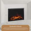 Highmark Traditional Electric Fireplace Insert Heater, WiFi, Google & Alexa Compatible, Logs & Crystals-1778754348