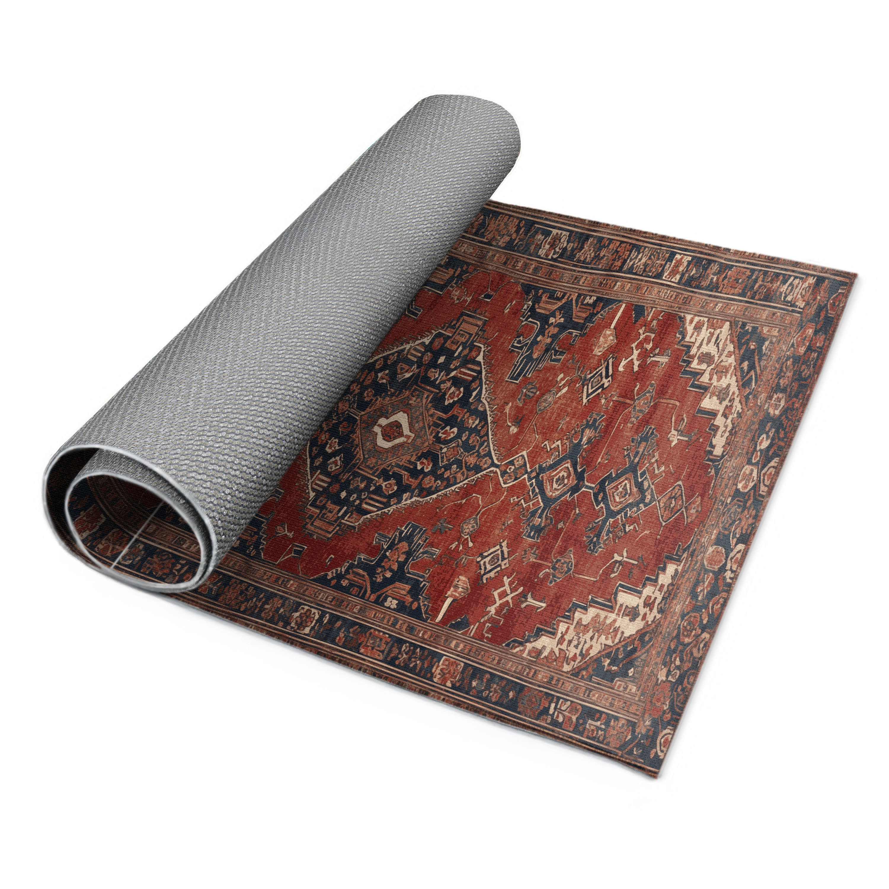 East Urban Home Persian Brown Indoor and Outdoor Area Rug | Wayfair