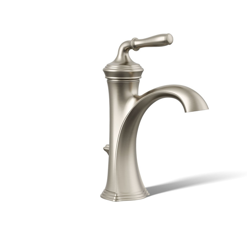 Devonshire Single-Handle Bathroom Sink Faucet with Drain Assembly, 1.2 GPM, Vibrant Brushed Nickel