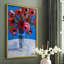 Coquelicots, reproduction encadrée - bois massif-1420210669-1420210664
