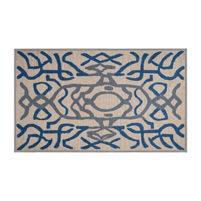 Machine Washable Gray Area Rug