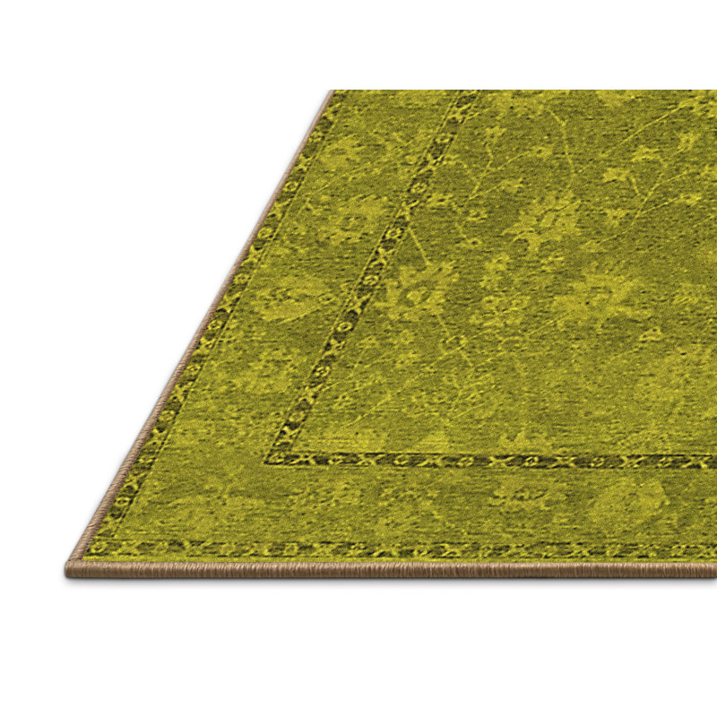 Tapis Mid-Century moderne 261 jaunes