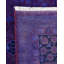 Tapis bleu / mauve en laine noué à la main de conception unique 9 pi 2 po x 13 pi 8 po années 2000 Gosnells