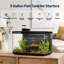 Réservoir de poisson intelligent de 5 gallons avec contrôle APP, alimentation automatique, filtre et pompe pour ordinateur de bureau