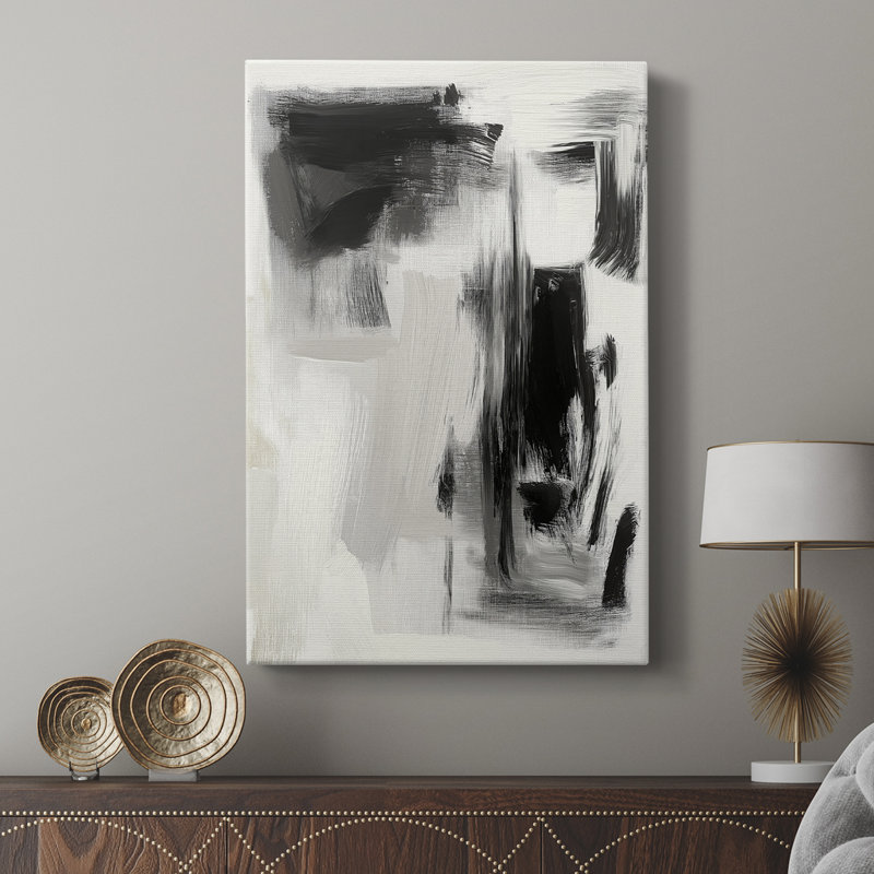 Série ABSTRACT DCCLxxIV - Cavas de galerie sur mesure, H 27 po x l 18 po