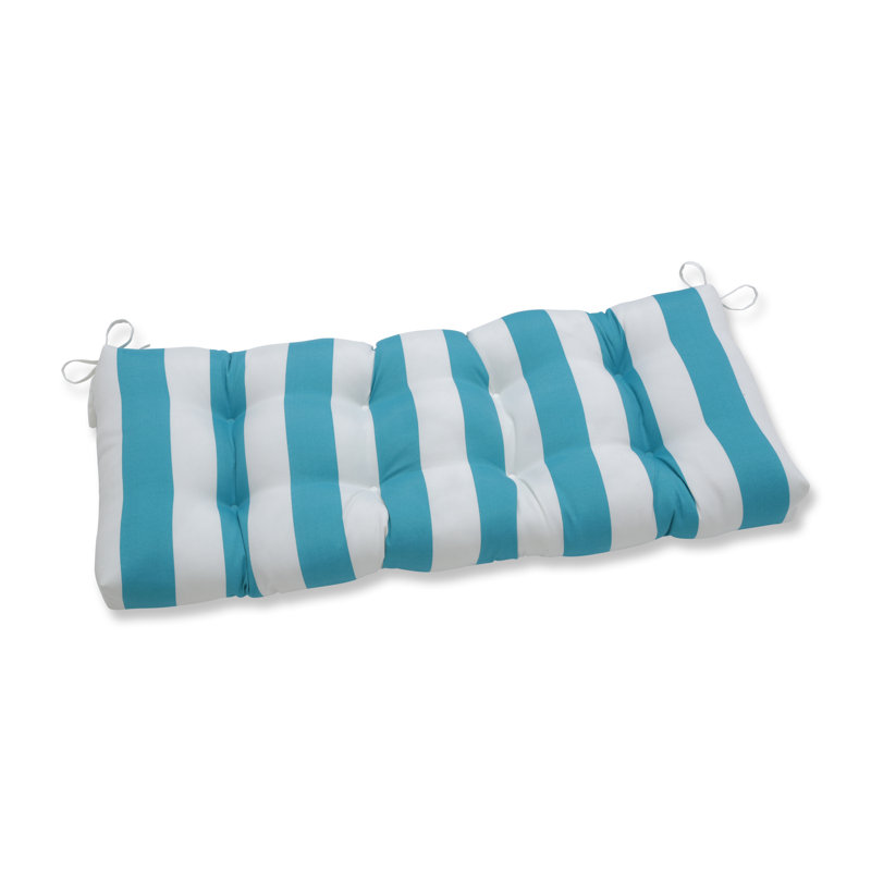 Coussin de siège intérieur / extérieur Cardoon, L 56 po, Bleu